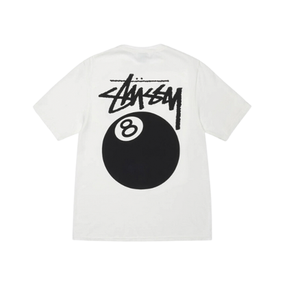 STUSSY KOSZULKA 8 BALL PIGMENT DYED NATURAL
