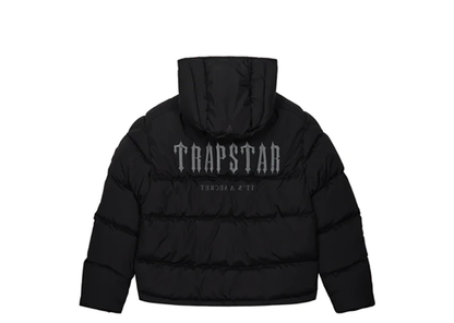 Trapstar Decoded 2.0 Hooded Puffer Jacket Black