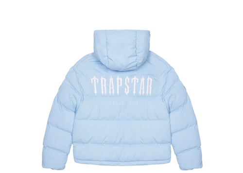 Trapstar Decoded Hooded Puffer 2.0 Ice Blue